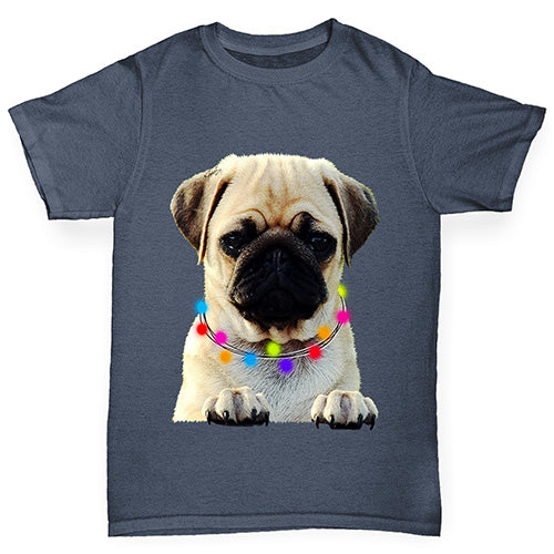 Pug In A Scarf Boy's T-Shirt