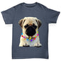 Pug In A Scarf Boy's T-Shirt