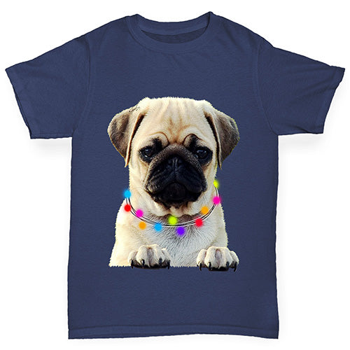 Pug In A Scarf Boy's T-Shirt