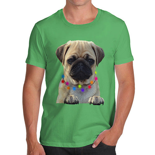 Pug In A Scarf Men's T-Shirt