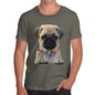 Pug In A Scarf Men's T-Shirt