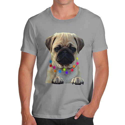 Pug In A Scarf Men's T-Shirt