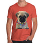 Pug In A Scarf Men's T-Shirt