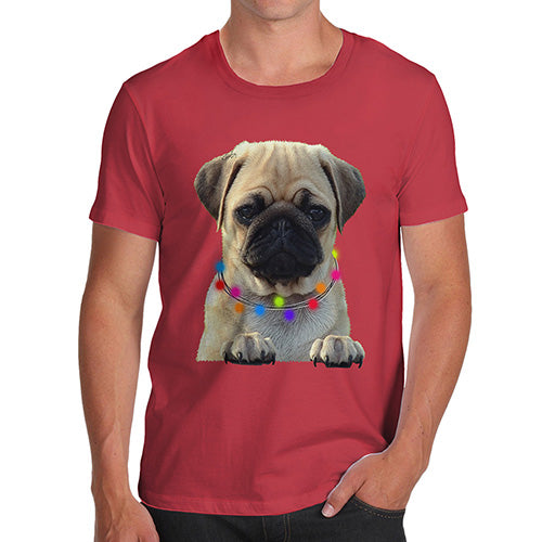 Pug In A Scarf Men's T-Shirt
