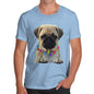 Pug In A Scarf Men's T-Shirt