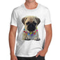 Pug In A Scarf Men's T-Shirt