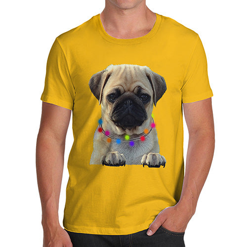 Pug In A Scarf Men's T-Shirt