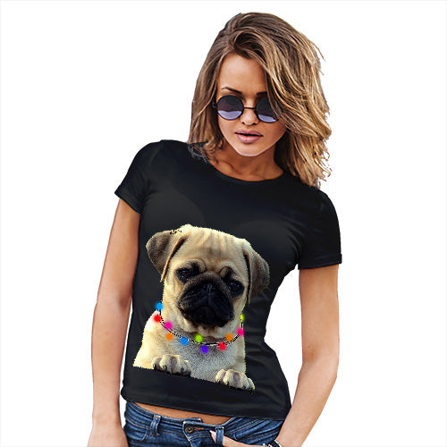 Pug In A Scarf Women's T-Shirt 