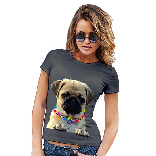 Pug In A Scarf Women's T-Shirt 