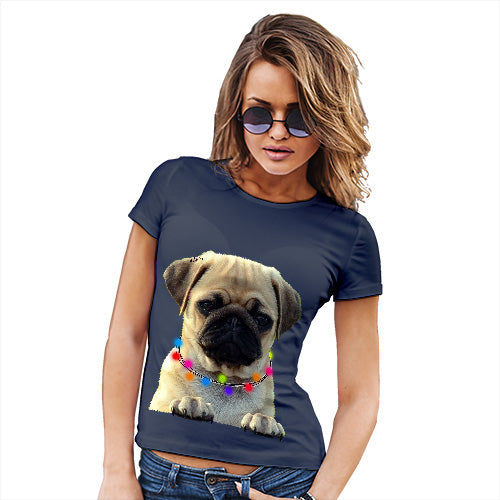 Pug In A Scarf Women's T-Shirt 