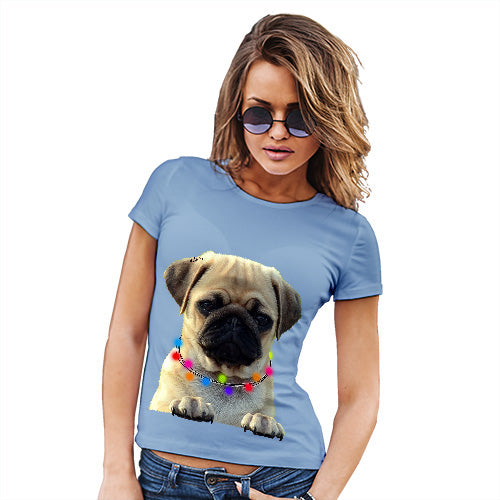 Pug In A Scarf Women's T-Shirt 