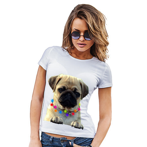 Pug In A Scarf Women's T-Shirt 