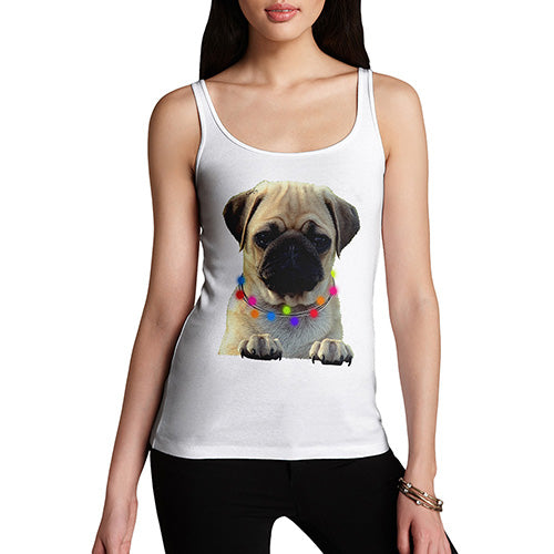 Pug In A Scarf Women's Tank Top