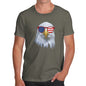 American Flag Sunglasses Eagle Men's T-Shirt