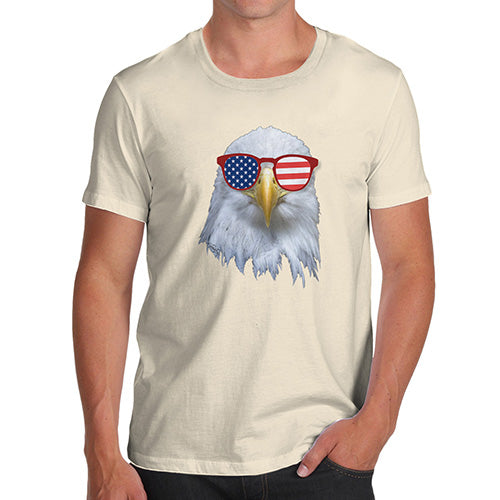 American Flag Sunglasses Eagle Men's T-Shirt