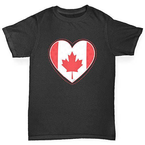 Canada Heart Boy's T-Shirt