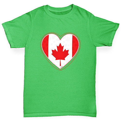 Canada Heart Boy's T-Shirt