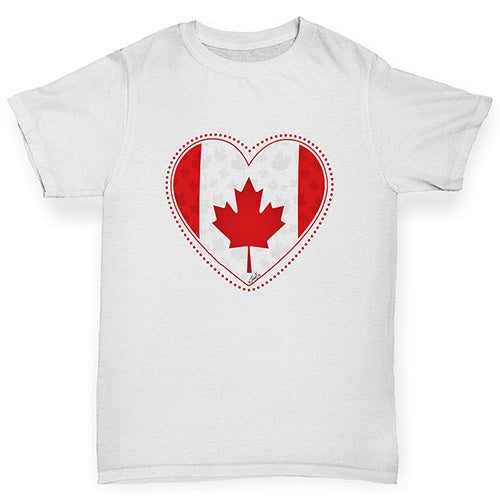 Canada Heart Boy's T-Shirt