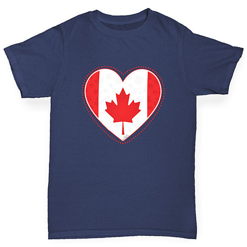 Canada Heart Girl's T-Shirt 