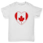 Canada Heart Girl's T-Shirt 