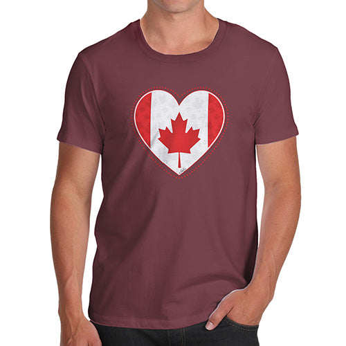 Canada Heart Men's T-Shirt