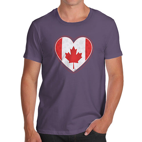 Canada Heart Men's T-Shirt