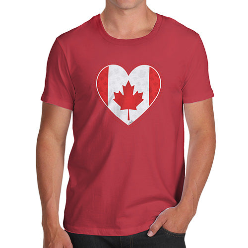 Canada Heart Men's T-Shirt