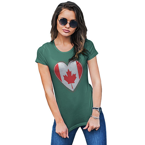 Canada Heart Women's T-Shirt 