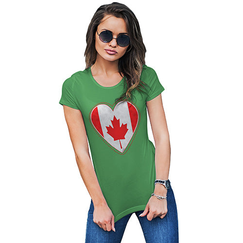 Canada Heart Women's T-Shirt 