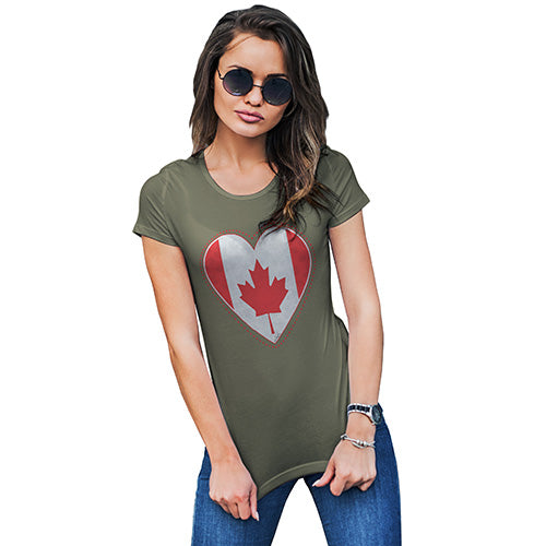 Canada Heart Women's T-Shirt 