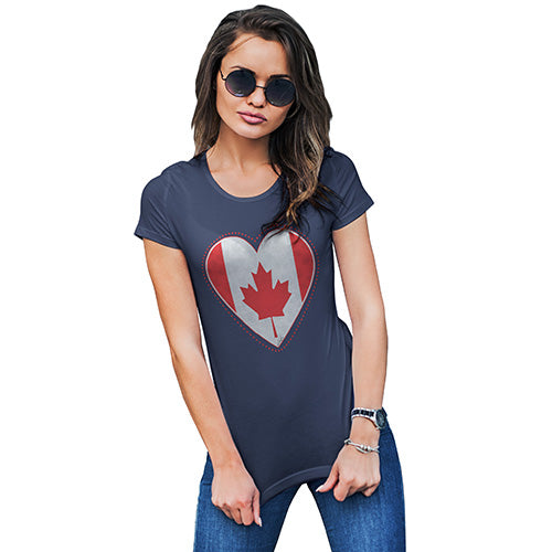 Canada Heart Women's T-Shirt 