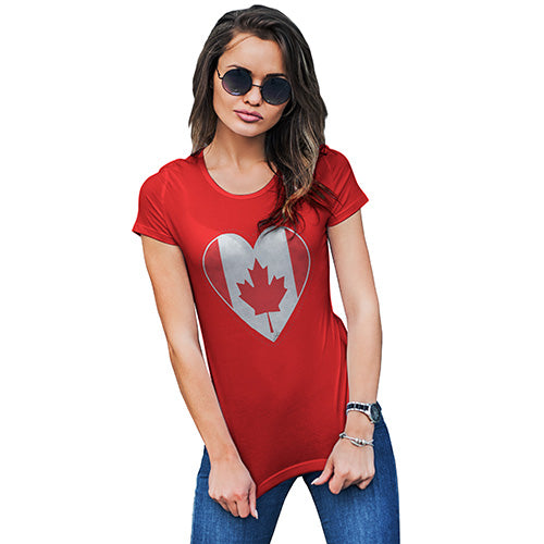 Canada Heart Women's T-Shirt 