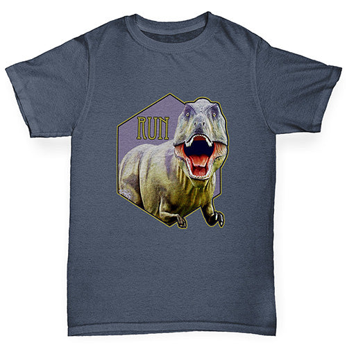 Dinosaur TRex Run Boy's T-Shirt