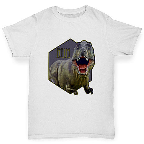 Dinosaur TRex Run Boy's T-Shirt