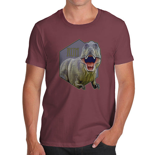 Dinosaur TRex Run Men's T-Shirt