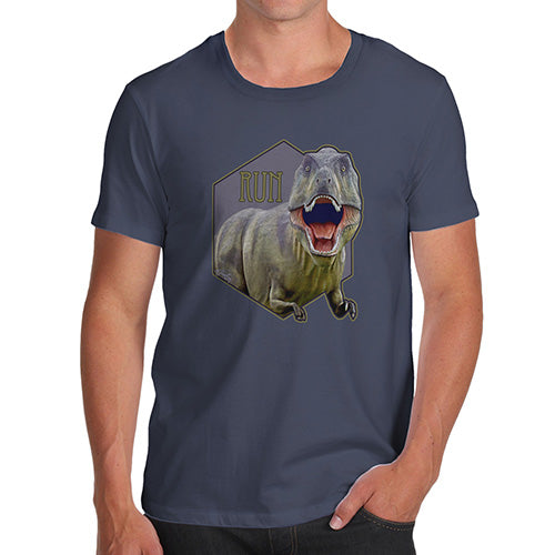 Dinosaur TRex Run Men's T-Shirt