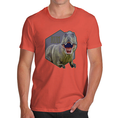 Dinosaur TRex Run Men's T-Shirt