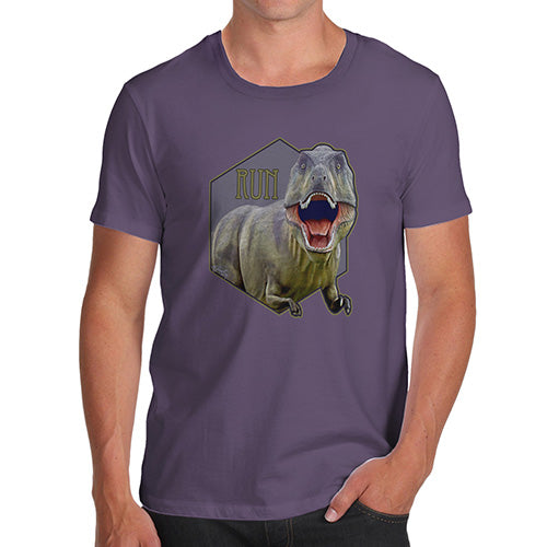 Dinosaur TRex Run Men's T-Shirt