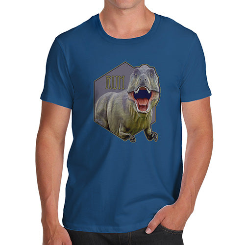 Dinosaur TRex Run Men's T-Shirt