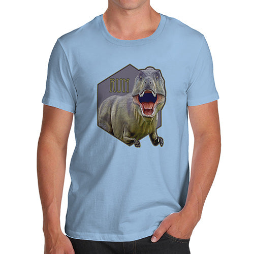 Dinosaur TRex Run Men's T-Shirt