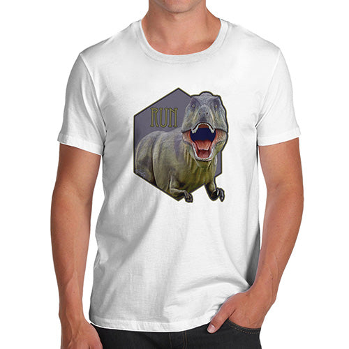 Dinosaur TRex Run Men's T-Shirt