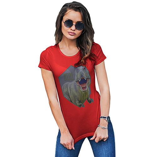 Dinosaur TRex Run Women's T-Shirt 