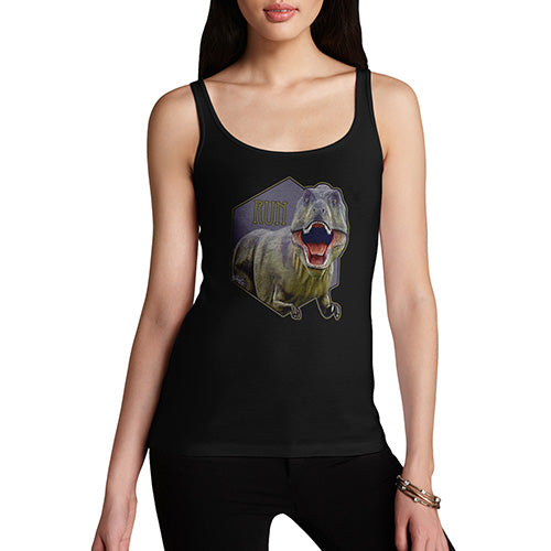 Dinosaur TRex Run Women's Tank Top