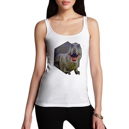 Dinosaur TRex Run Women's Tank Top