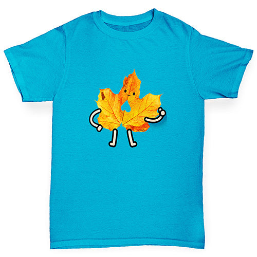 Friendly Maple Leaf Boy's T-Shirt