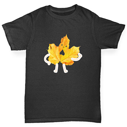 Friendly Maple Leaf Boy's T-Shirt