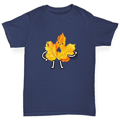 Friendly Maple Leaf Boy's T-Shirt