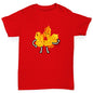 Friendly Maple Leaf Boy's T-Shirt