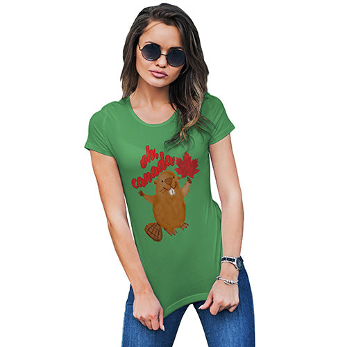 Oh Canada Beaver Women's T-Shirt 