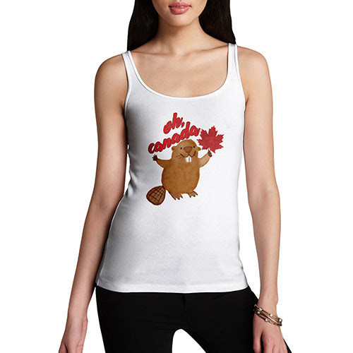 Oh Canada Beaver Women's Tank Top